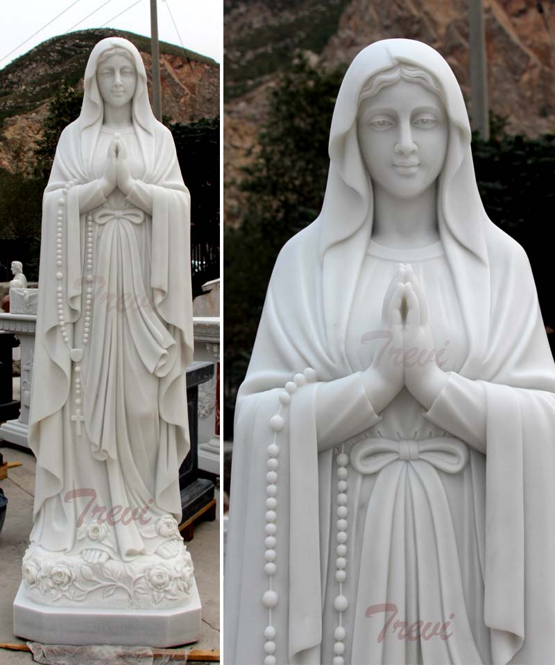 Blessed mother our lady of lourdes religious garden statues online sale