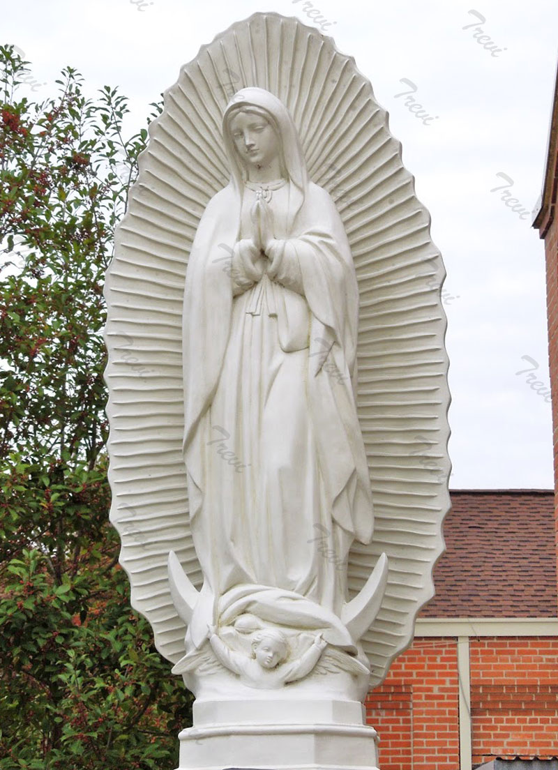 Buy statue of our lady of guadalupe blessed mary religious garden statues outdoor