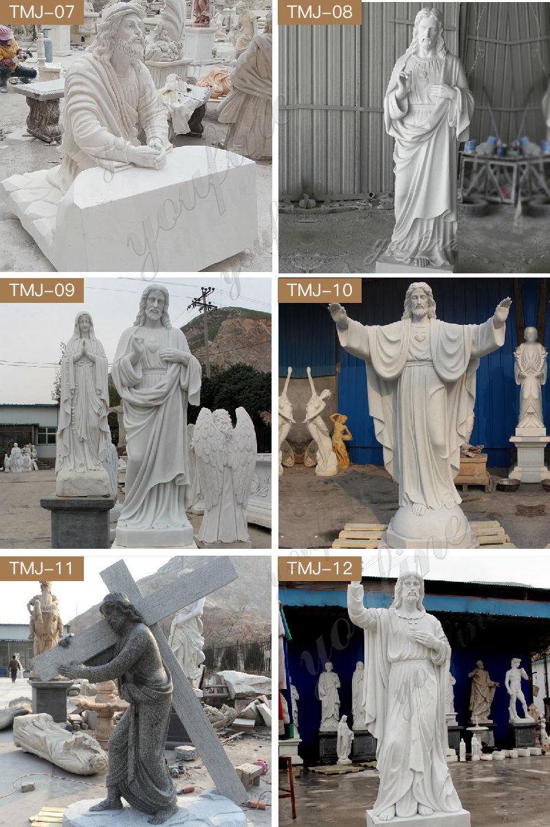 marble jesus statue