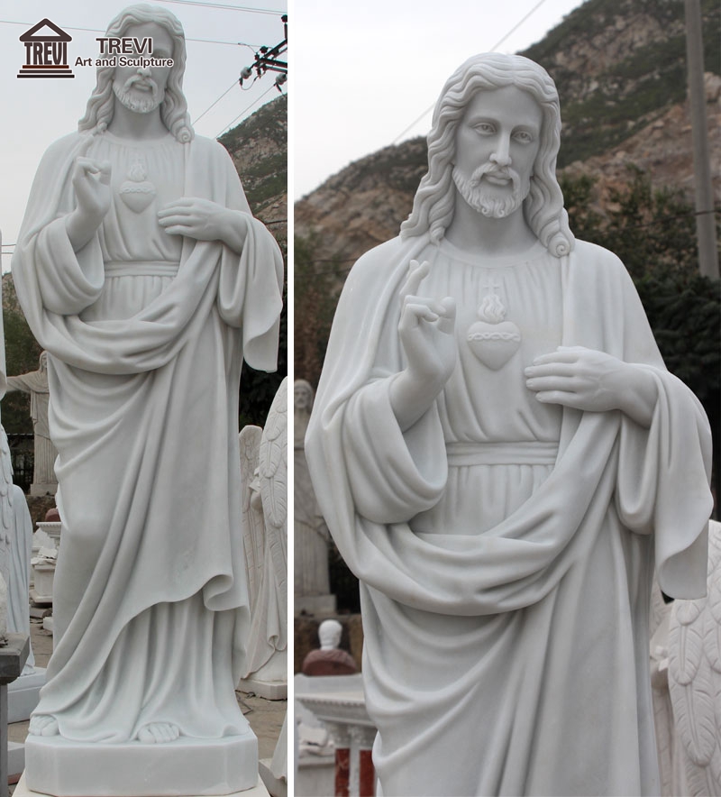 High Quality White Marble Jesus Sculpture for Sale CHS-736