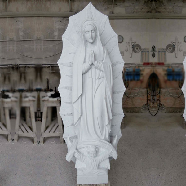 Catholic garden statues our lady of guadalupe rosary stone garden statues online