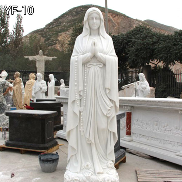 famous lourdes statue for church