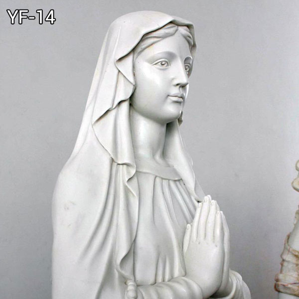 Virgin mary statue for garden, religious lawn statues bronze ...