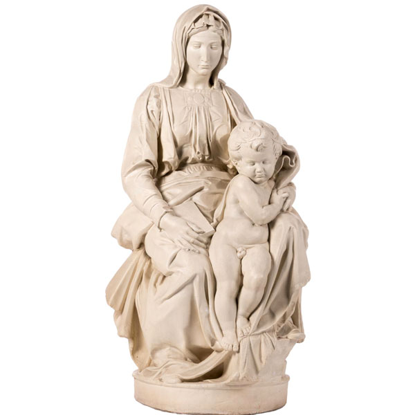 Michelangelo’s madonna and child statues replica famous religious garden sculptures for sale TCH-72