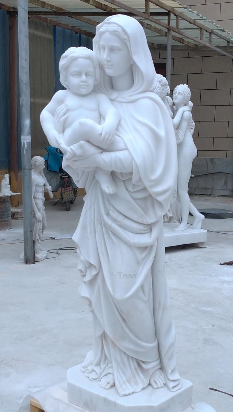 catholic madonna statue-01-Trevi Statue