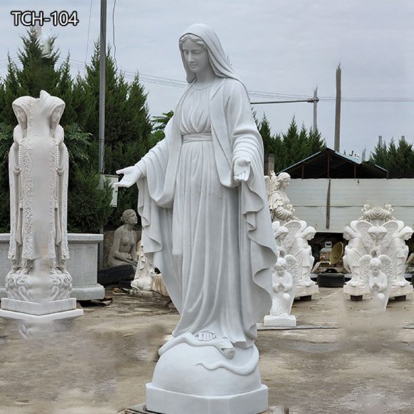 Catholic statue our lady of grace religious garden sculpture for sale TCH-104
