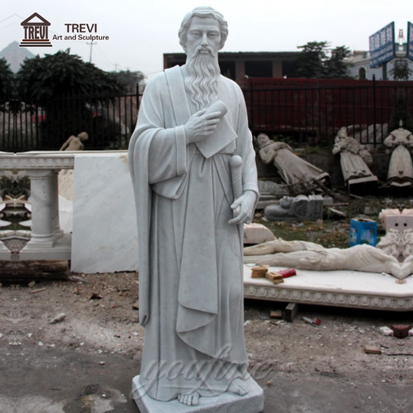 Life-size Religious Church Saint Paul Marble Sculpture for Sale CHS-250