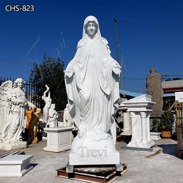 Life-Size Catholic Virgin Mary Marble Statue for Sale CHS-823
