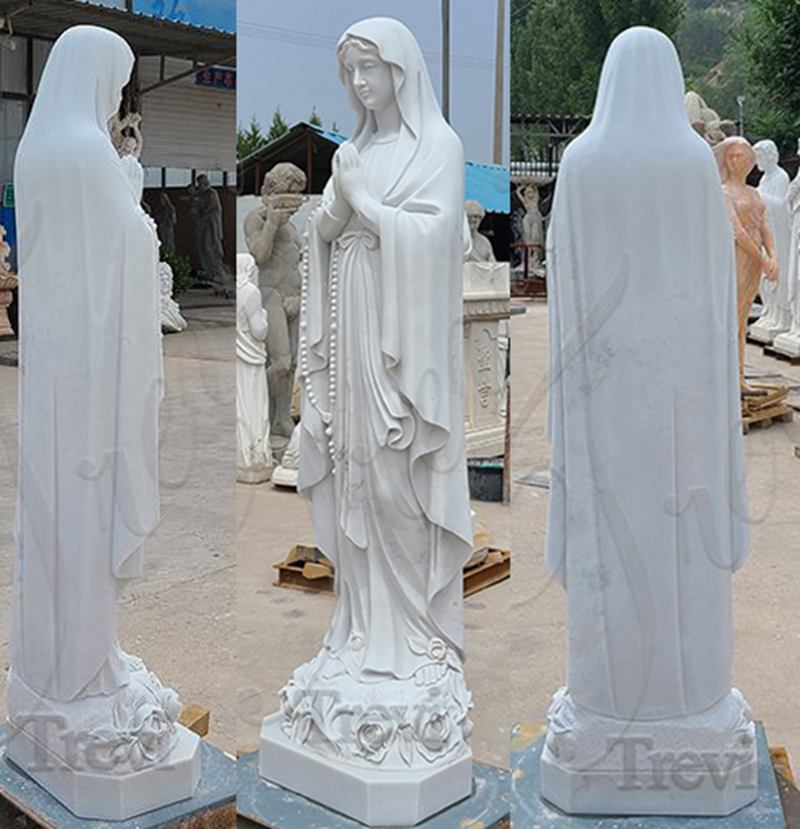 outdoor Our Lady of Lourdes statues