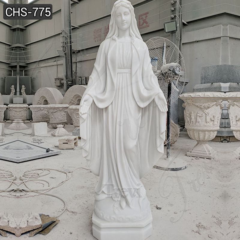Religious Marble Virgin Mary Statue Outdoor Ornament Manufacturer CHS-775 (1)