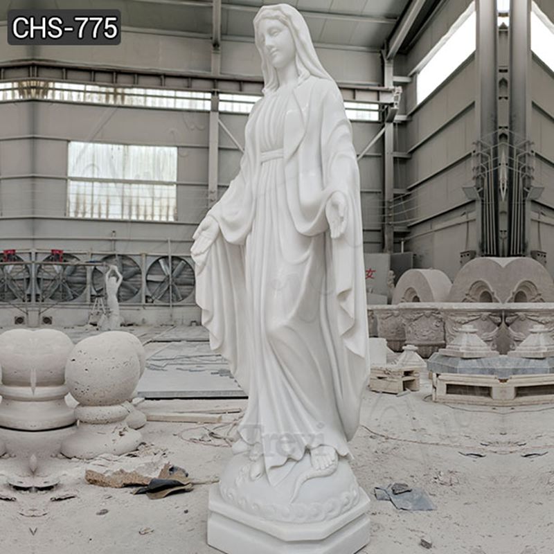Religious Marble Virgin Mary Statue Outdoor Ornament Manufacturer CHS-775 (3)