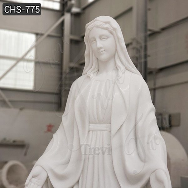 Religious Marble Virgin Mary Statue Outdoor Ornament Manufacturer CHS-775