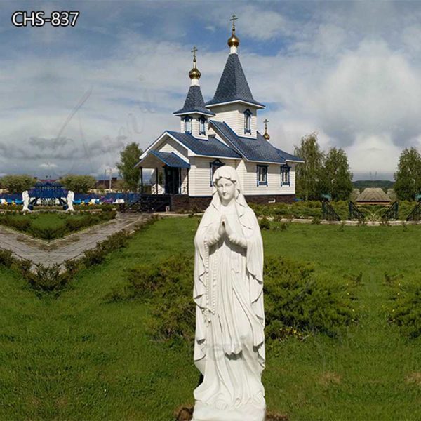 Church Marble Statue Our Lady of Lourdes   Customized  Art CHS-837