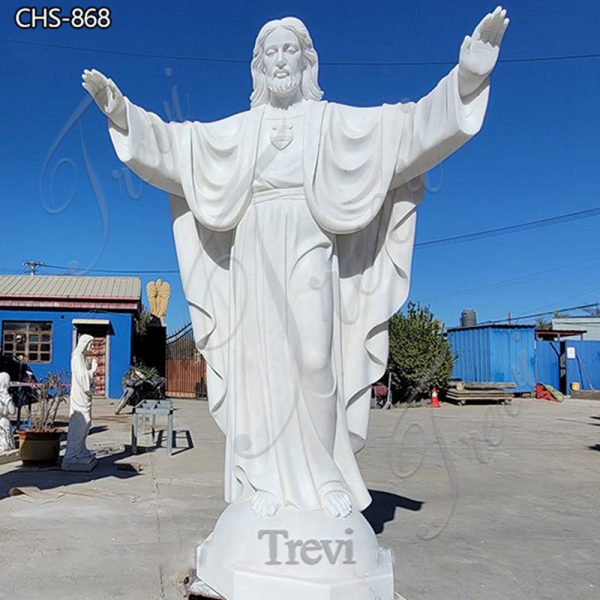 Life Size Church Marble Jesus Garden Statues for Sale CHS-868