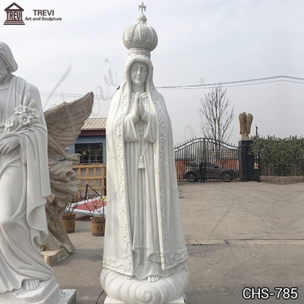 Life Size The Statue of Our Lady of Fatima in White Color CHS-785