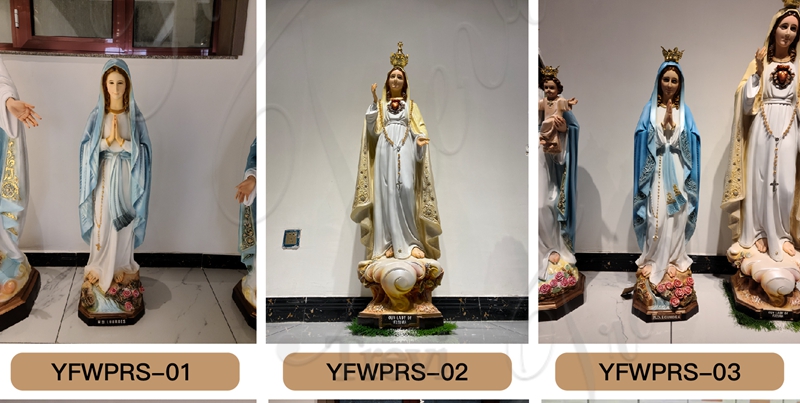 Large Hand Carved Our Lady of Lourdes Statue for Sale CHS-22