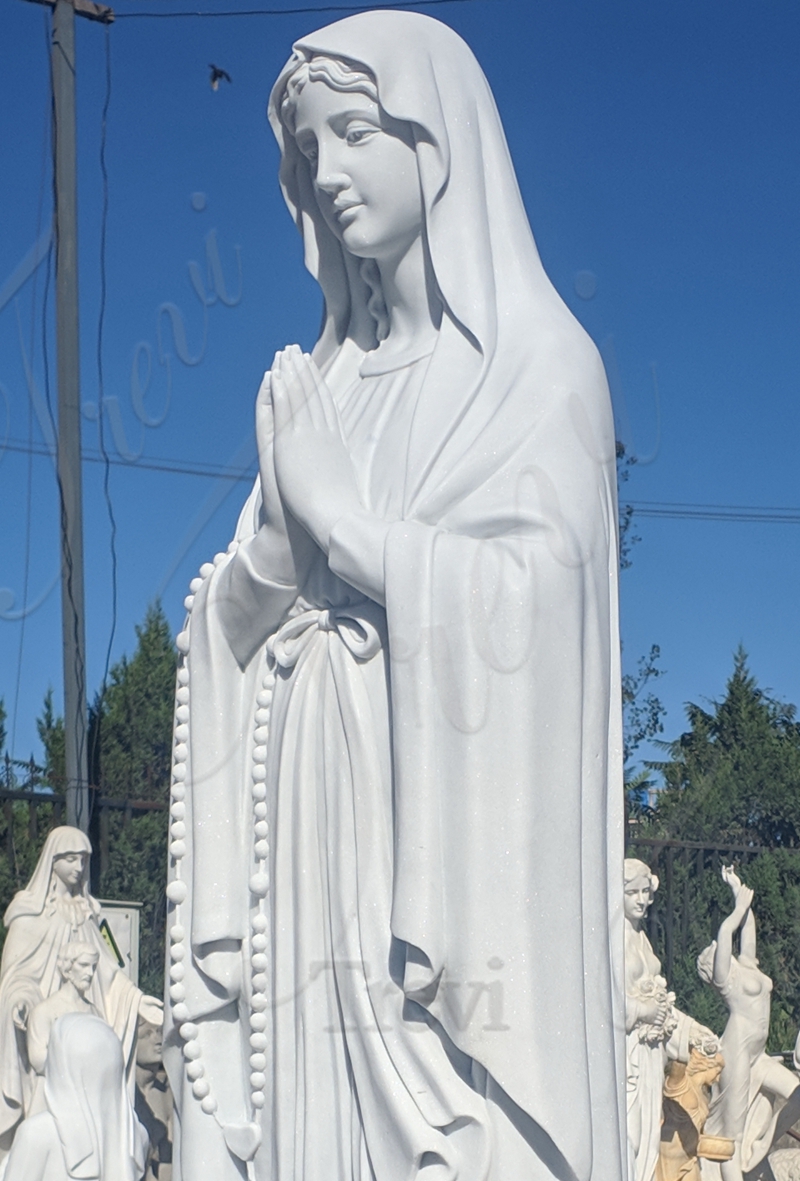 Large Hand Carved Our Lady of Lourdes Statue for Sale CHS-22