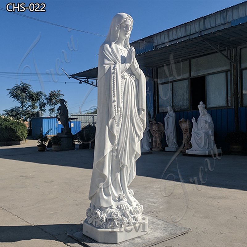 Large Hand Carved Our Lady of Lourdes Statue for Sale CHS-22