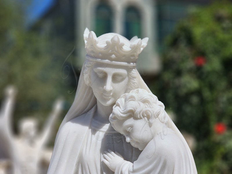 Mary and child statue-Trevi Statue