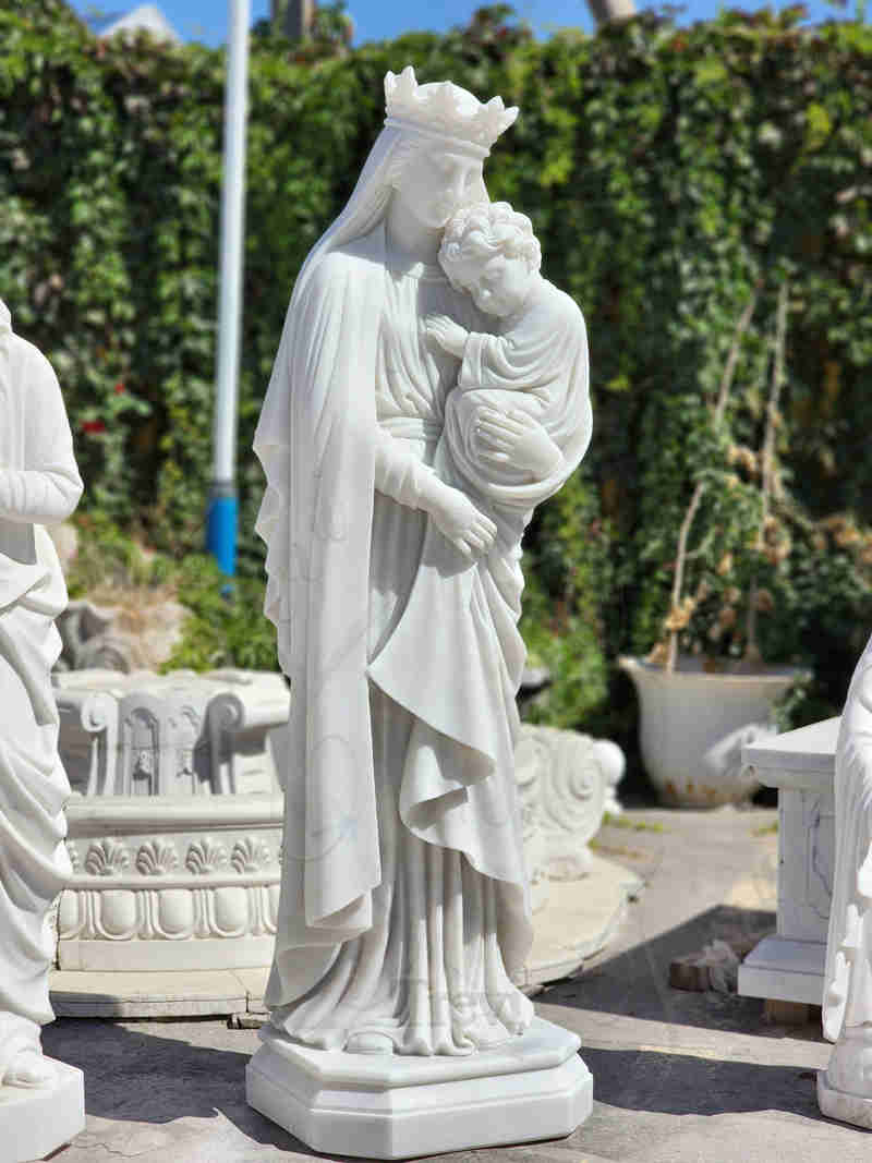 Mary queen of heaven sculpture-Trevi sculpture