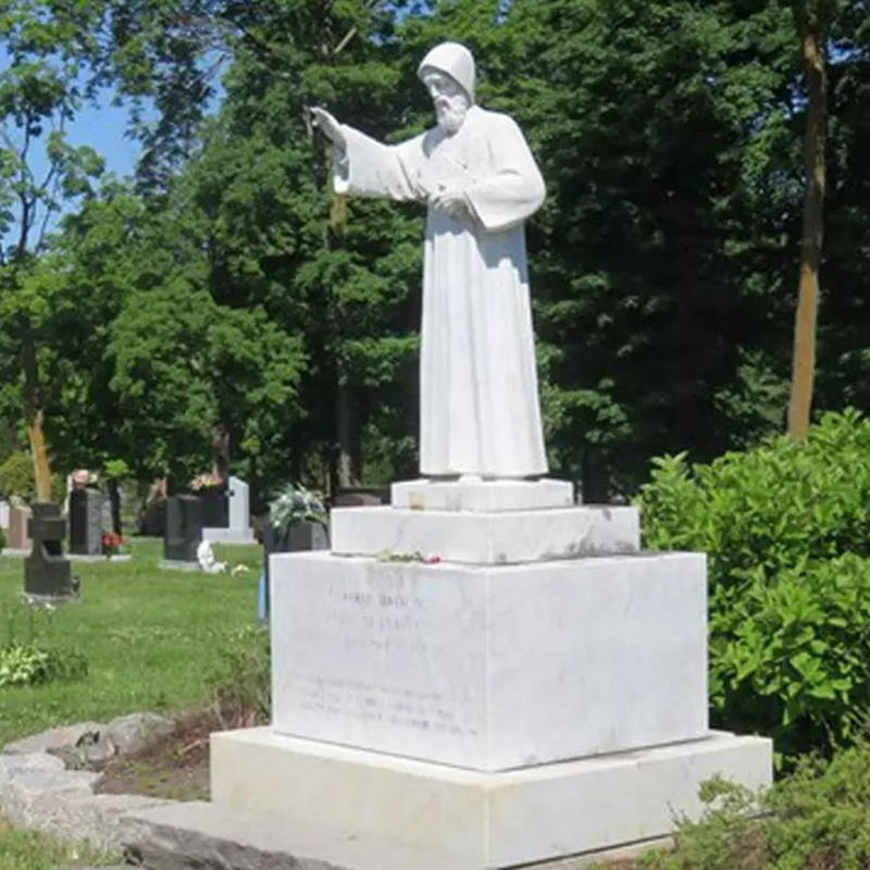 marble saint charbel statue-Trevi Sculpture1