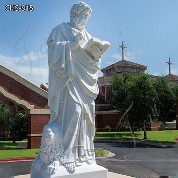 High Quality Saint Mark Statue Marble Catholic Sculpture CHS-915