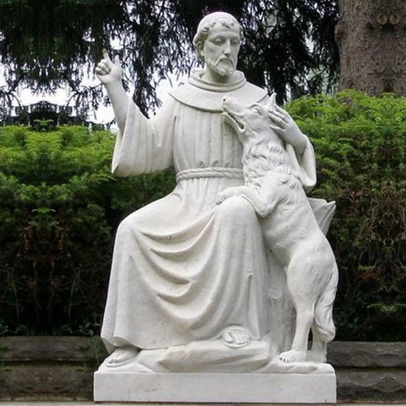 saint francis statue for garden (2)