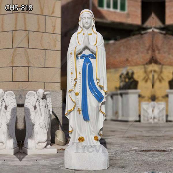 Exquisite Catholic Marble Our Lady of Lourdes Statue for Sale