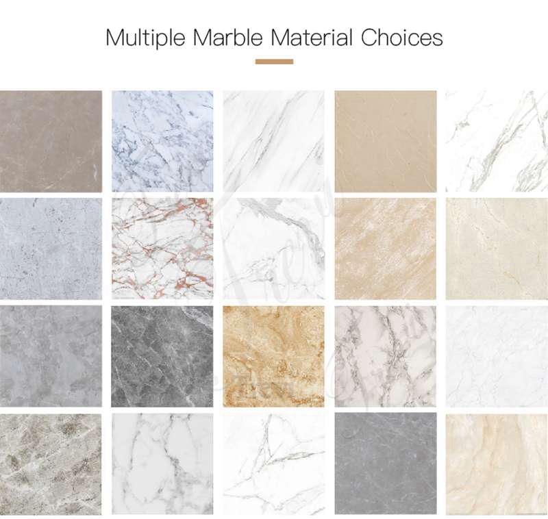 various marble materials