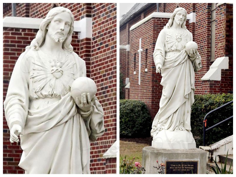Jesus Christ Marble Statue Details