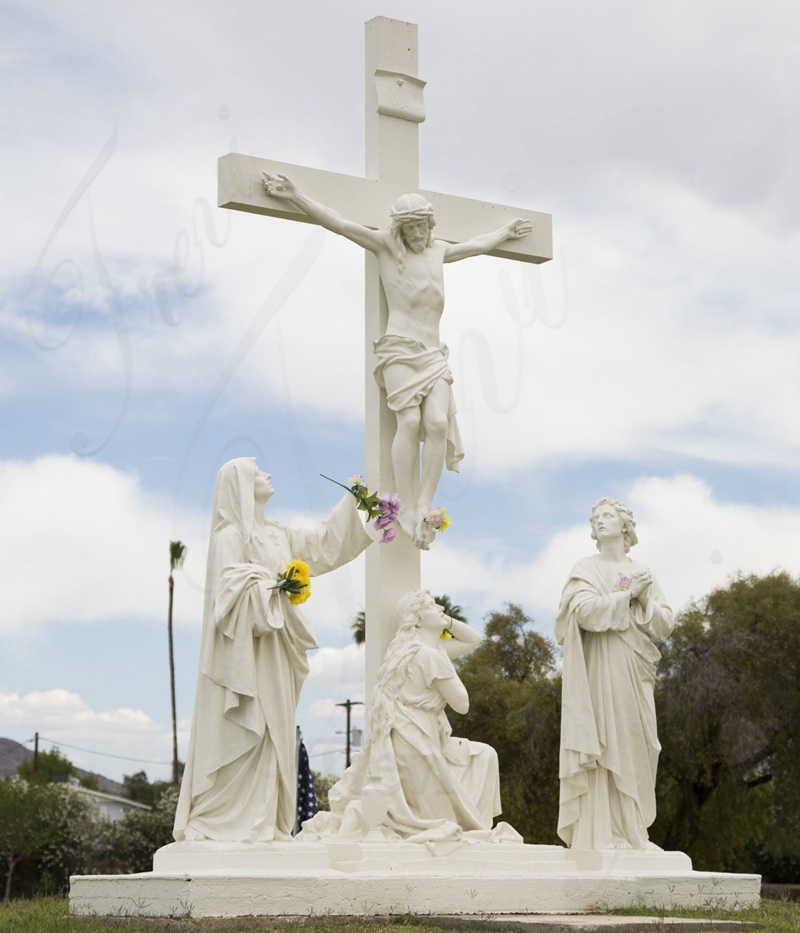 Marble Crucifix Description