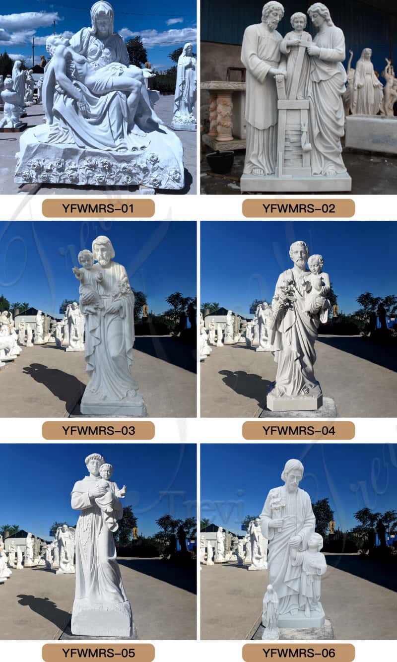more marble religious sculptures