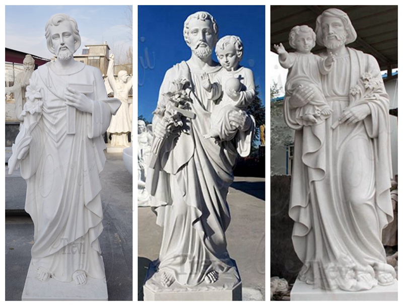 more marble st joseph sculptures