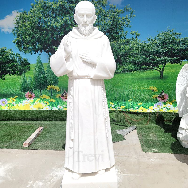 Marble Padre Pio Statue