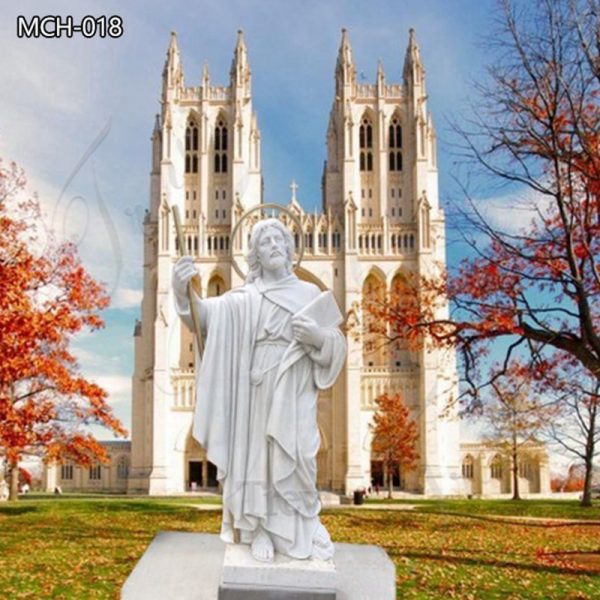 Custom Religious Marble Saint James Statue Supplier